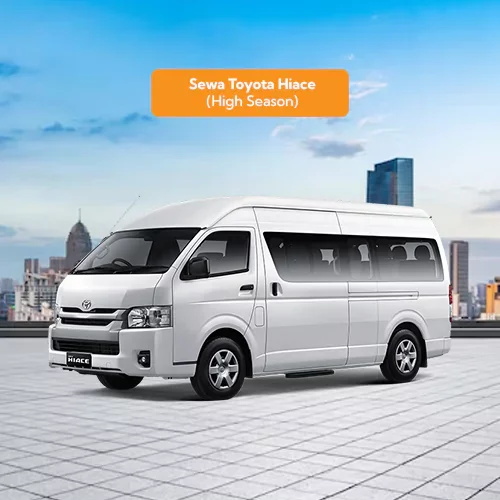 Sewa Toyota Hiace - High Season